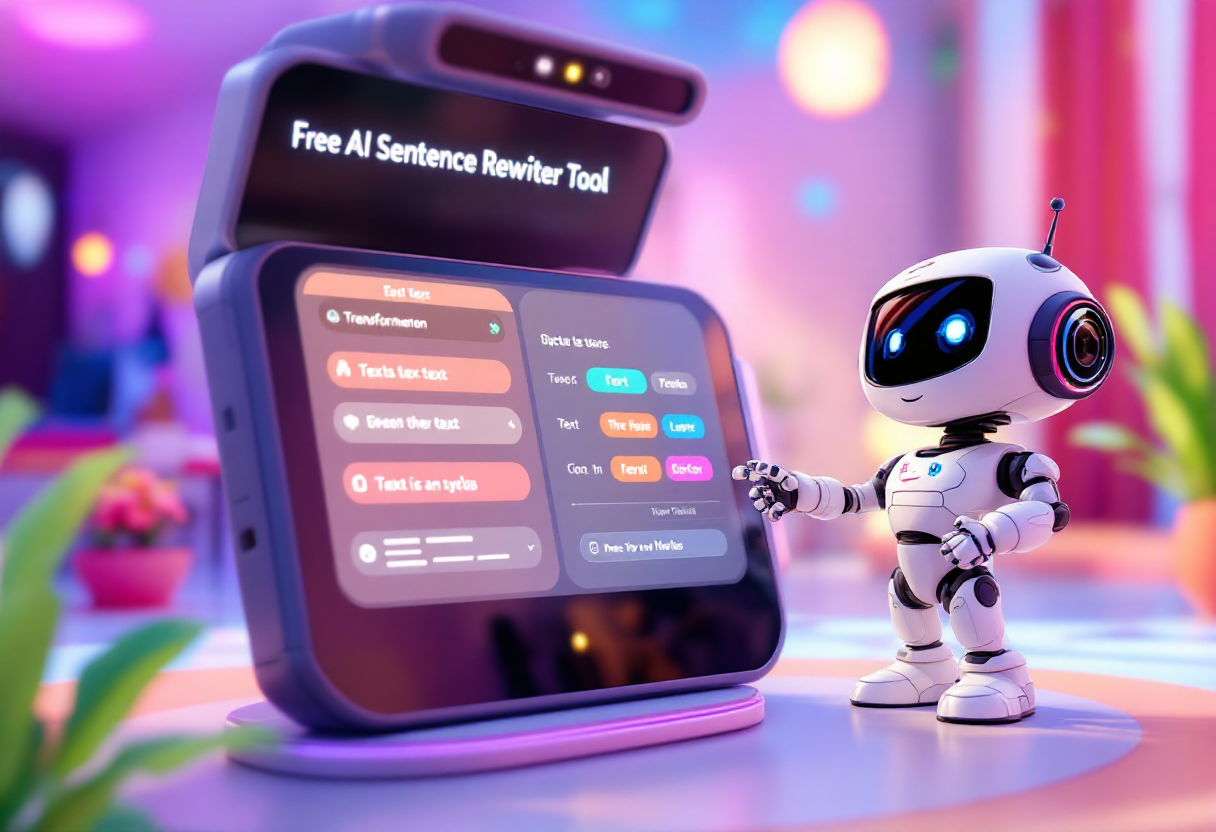 Free AI Sentence Rewriter Tool Rewrite in Seconds