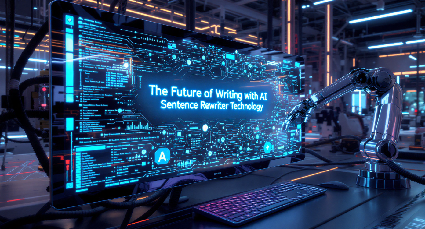 The Future of Writing with AI Sentence Rewriter Technology